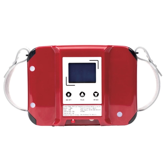 Портативный стоматологический красный рентгеновский аппарат