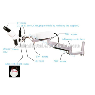 Хирургический стоматологический микроскоп / Подвесной микроскоп Длинный кронштейн для установки на стоматологическую установку