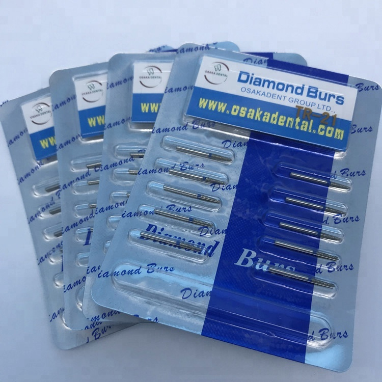 Новая упаковка Osakadental FG Dental Diamond Burs для высокоскоростного наконечника