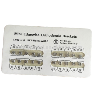 Дешевые Bondable Edgwise Roth MBTМеталлический кронштейн для ортодонтического использования OSA-P31