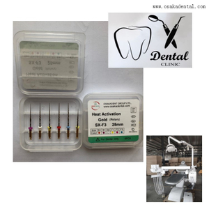 Эндодонтический файл NITI Тепловые активированные корневые файлы канала для стоматологической клиники