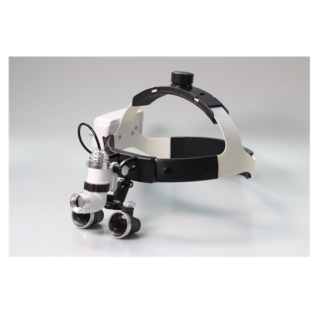 Новая стоматологическая лупа с подсветкой