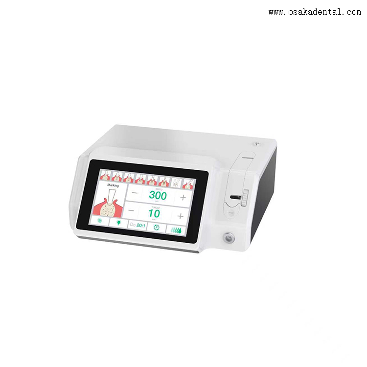 Аппарат для зубной имплантации с оптоволоконным контруглом