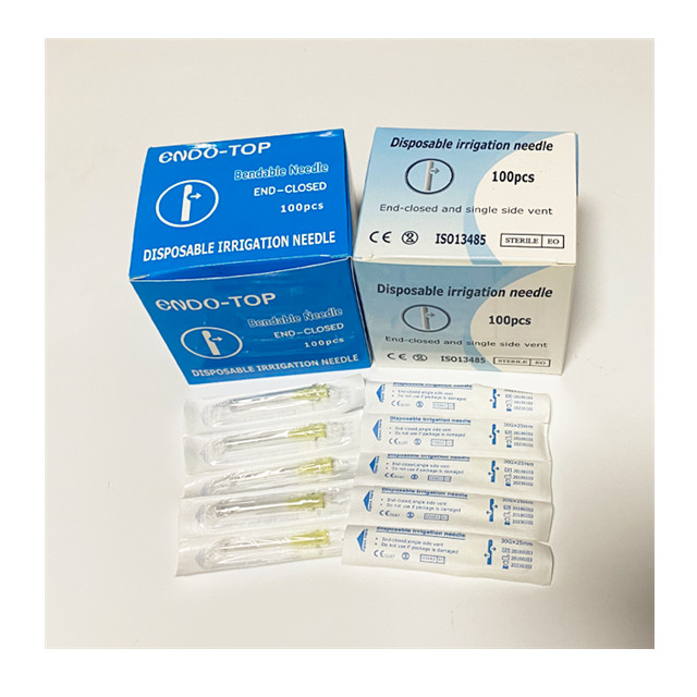Одноразовая стоматологическая эндо-игла для ирригации.