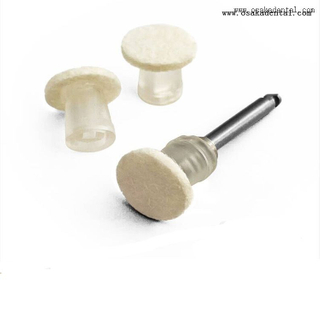 Диск, пропитанный зубной пастой, для полировки до блеска