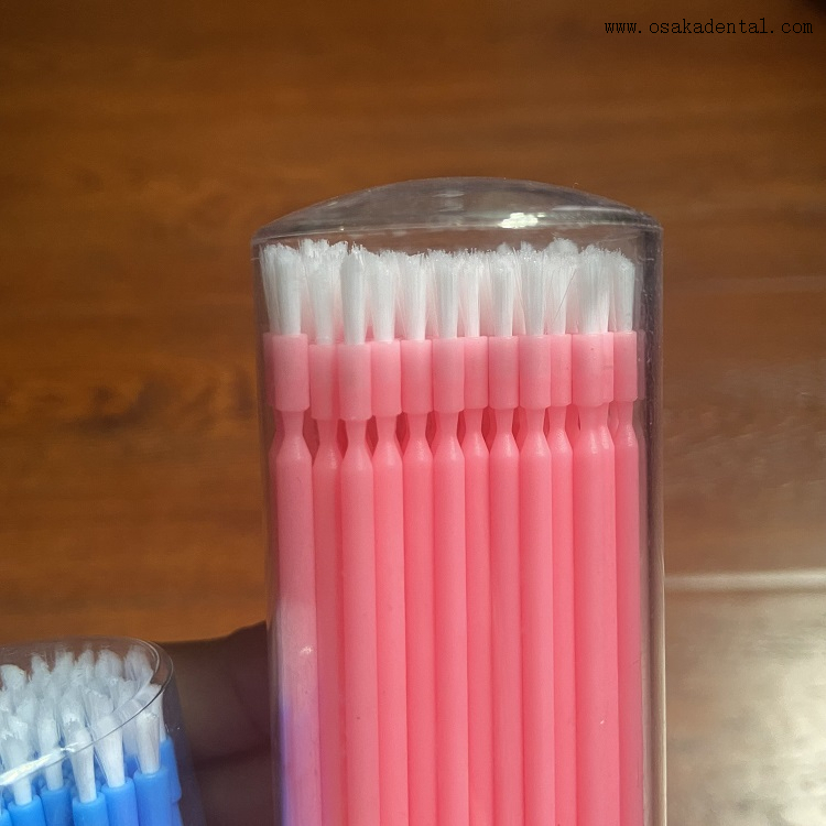 Одноразовая стоматологическая длинная щетка/стоматологическая микрощетка/микроаппликаторы D739-1
