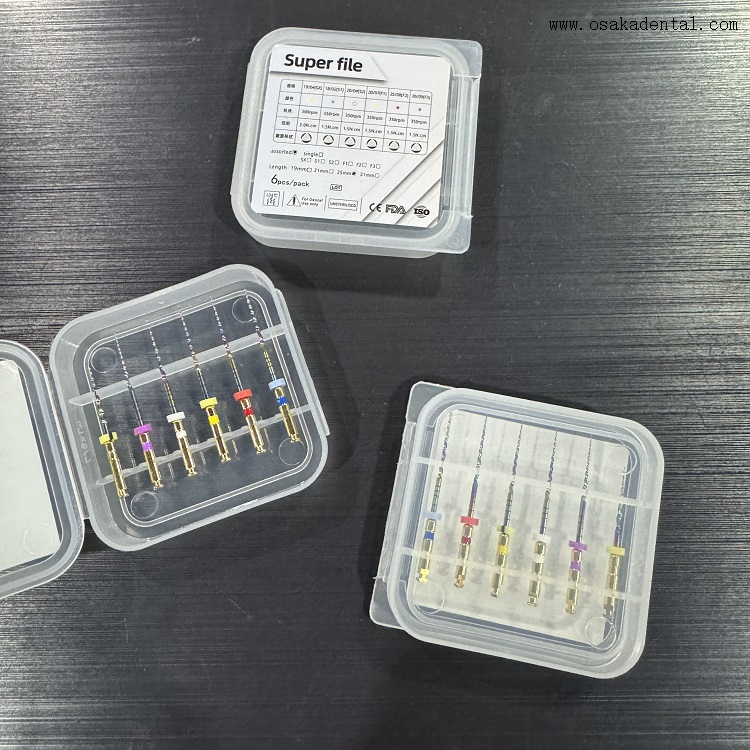 Стоматологические суперфайлы Красочные эндофайлы Protaper OSA-V3-C