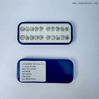 Ортодонтический моноблочный металлический кронштейн ROTH/MBT Упаковка в коробке