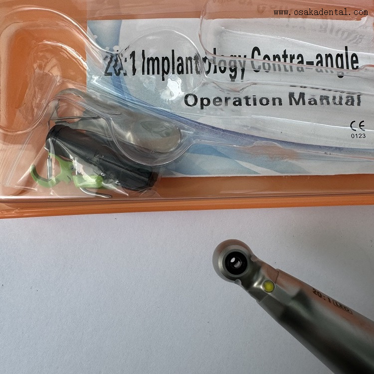 Угловой светодиод для стоматологического имплантата 20:1 из нержавеющей стали