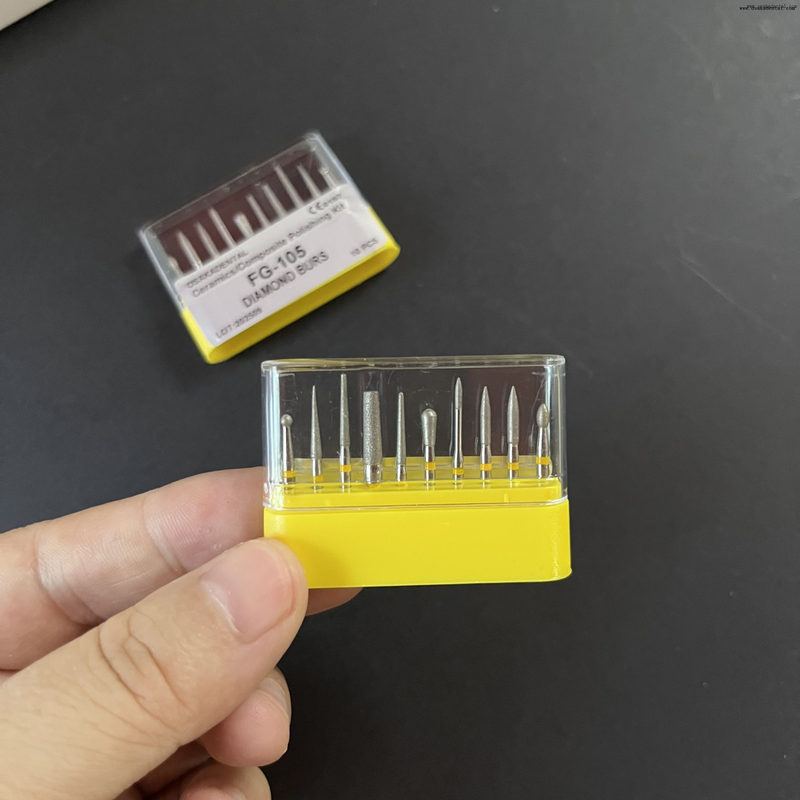 Алмазные боры для полировки в стоматологической клинике