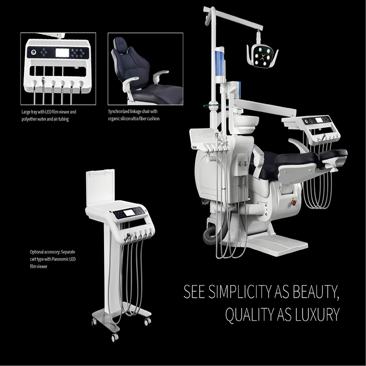 Многофункциональное стоматологическое кресло с педальным переключателем