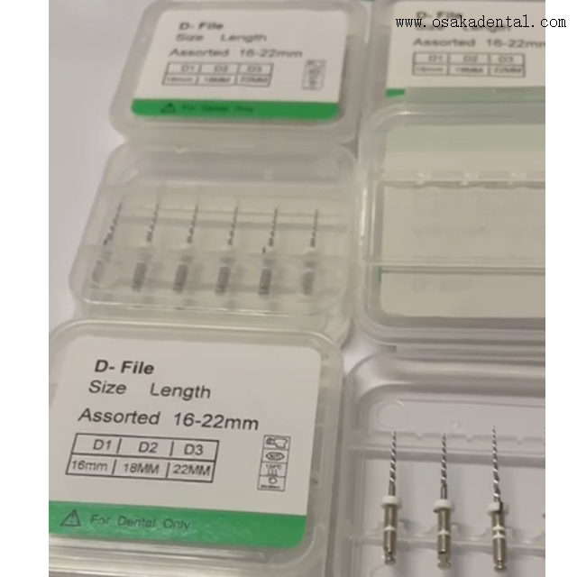 Использование в стоматологии устойчивых к расслоению файлов для повторного эндодонтического лечения с высокой конусностью