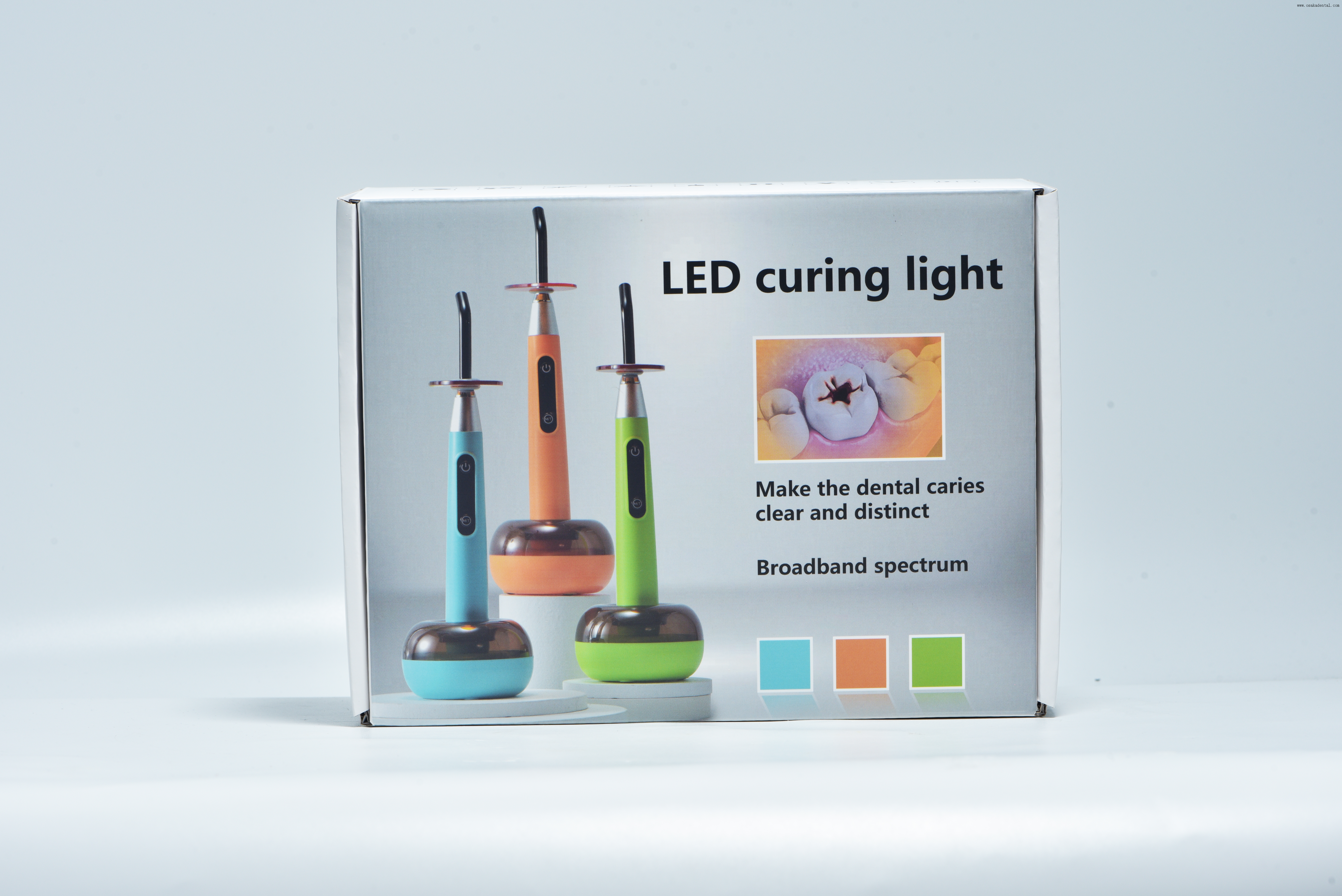 Красочная радужная стоматологическая лампа для лечения зубов с функцией обнаружения кариеса