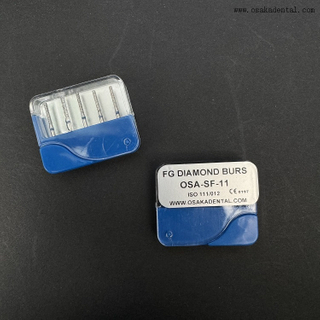 Стоматологический алмазный бор FG 5 шт./кор. OSA-F656-T4, новая упаковка