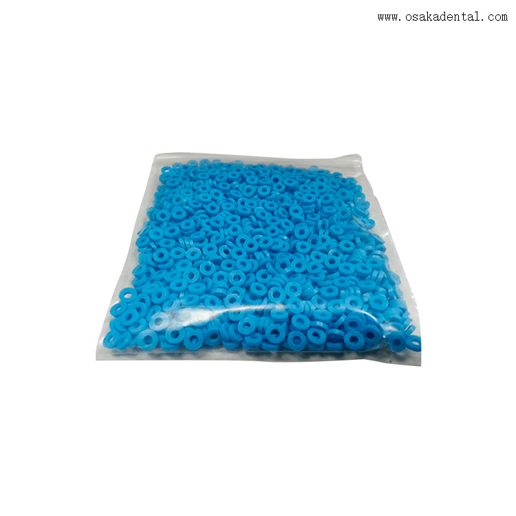 Ортодонтические эластичные разделители зубов задние, синие, большие