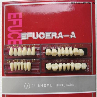 Зубы из стоматологической смолы с 6 полными наборами в одной коробке
