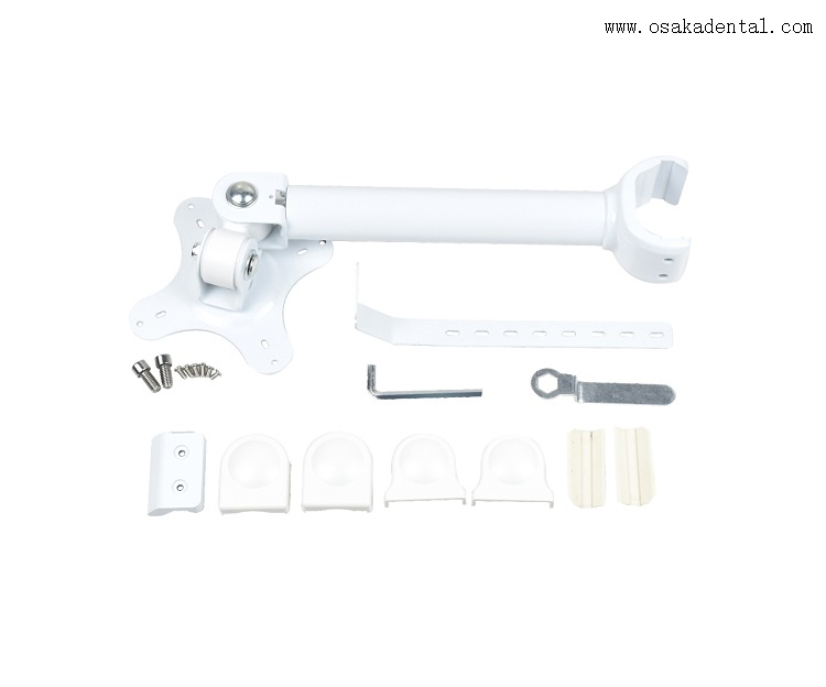 Стоматологическая внутриротовая камера с белым монитором, 24 дюйма, с металлическим держателем монитора OSA-950W-24