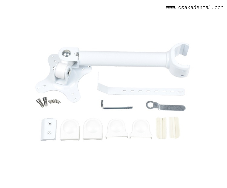 Стоматологическая внутриротовая камера с белым монитором, 24 дюйма, с металлическим держателем монитора OSA-950W-24