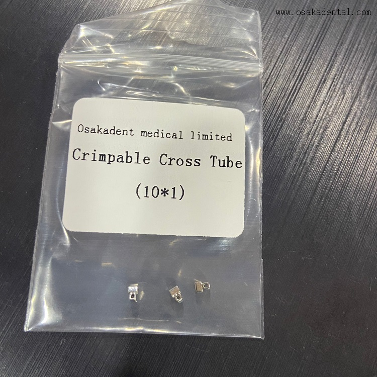 Стоматологическая ортодонтическая обжимная поперечная трубка