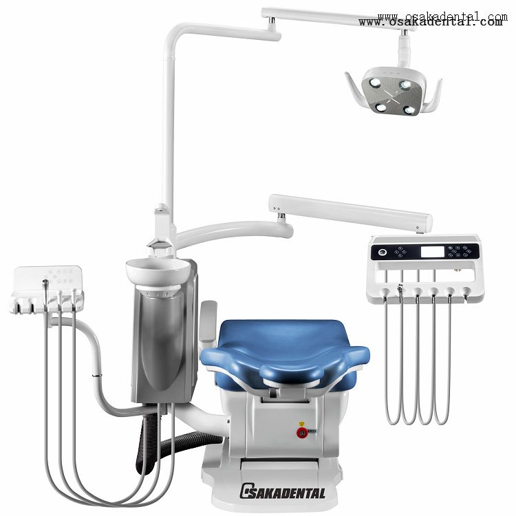 Стоматологическое кресло со спинкой со светодиодной лампой PU OSA-S1