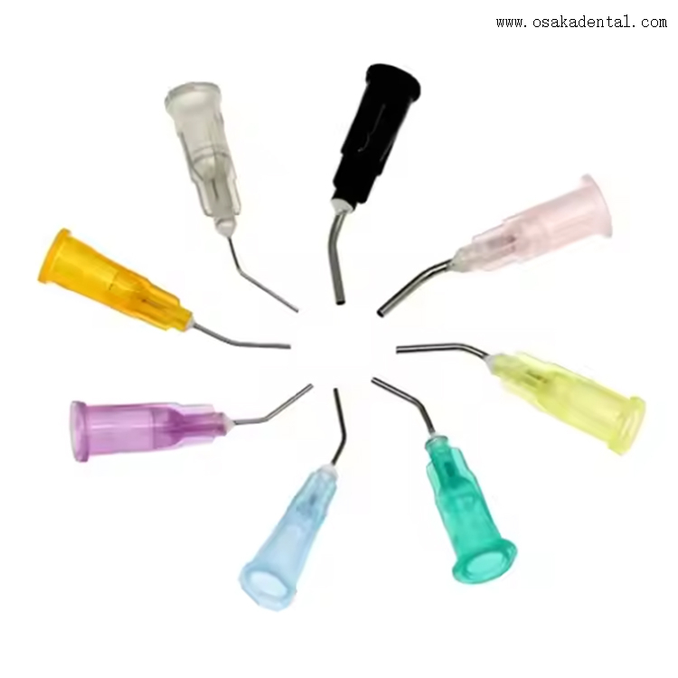 Стоматологические одноразовые предварительно изогнутые насадки Dental Flow