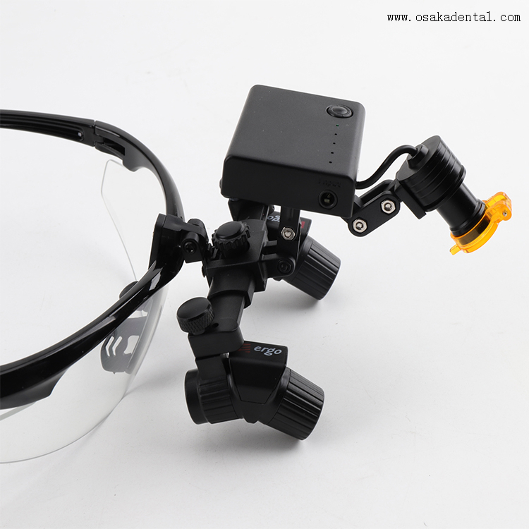 Стоматологические лупы, стоматологический угловой набор светильников с увеличительными линзами