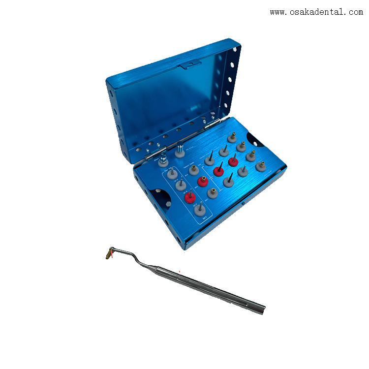 Стоматологический Сломайте винт и снимите набор хирургических инструментов.