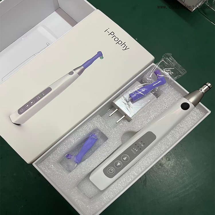 Беспроводной профилактический наконечник с одноразовыми защитными углами