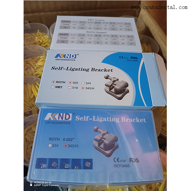 Высококачественные самолигирующиеся брекеты для ортодонтического лечения