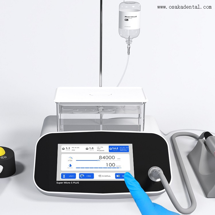 Стоматологический бесщеточный электродвигатель без необходимости подключения к стоматологическому креслу