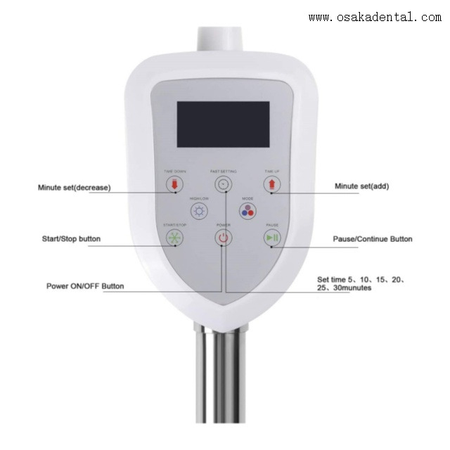 Машина для отбеливания синим и красным светом