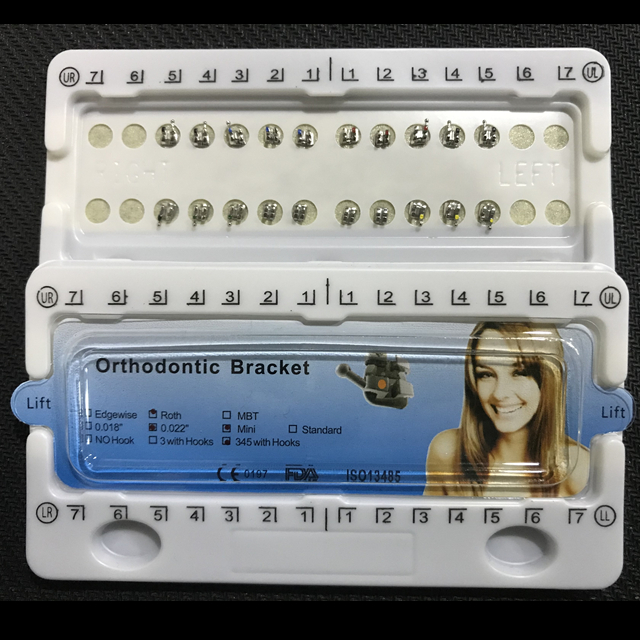 Дешевле и красивый стоматологический ортодонтический металлический кронштейн ...