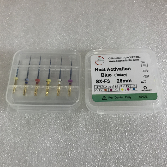 NITI синие роторные эндодонтические файлы ..