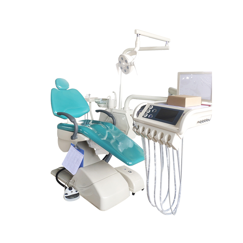 Стоматологическое кресло из мягкой кожи с универсальным аппаратом