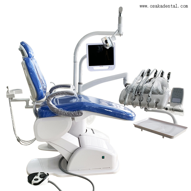 Высококлассное стоматологическое кресло с подставкой для инструментов