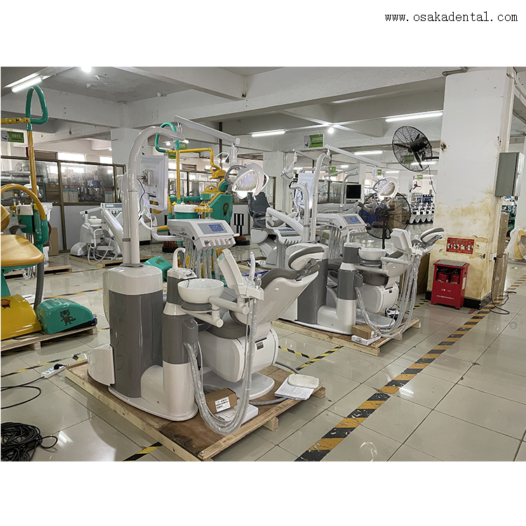 Стоматологическое кресло высокого уровня с монитором 17 дюймов и камерой для полости рта