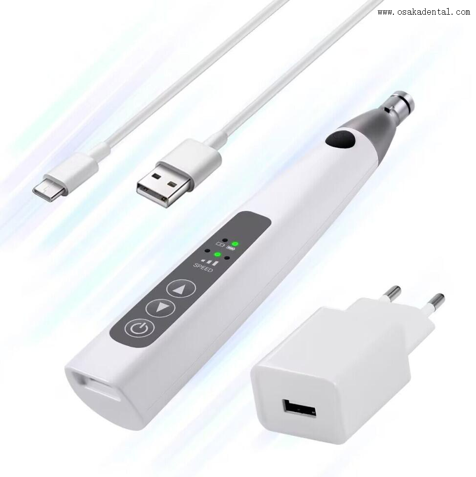 Перезаряжаемый профилактический наконечник с насадками