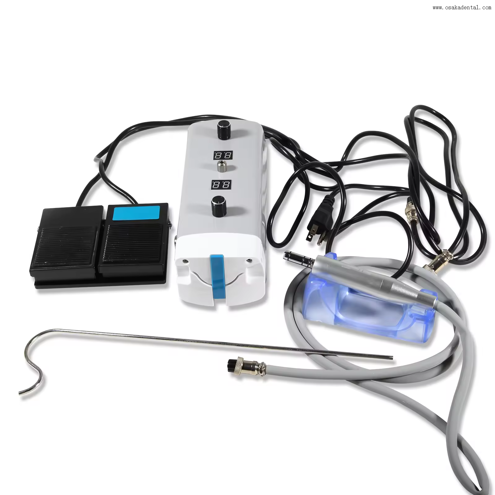 Машины для стоматологических лабораторий Хирургический стоматолог Имплантация Светодиодный бесщеточный двигатель Ирригационный микромотор Самонагнетательная подача воды Неоптическое оборудование