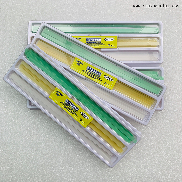 Универсальные наборы полосок для полировки и отделки стоматологических изделий