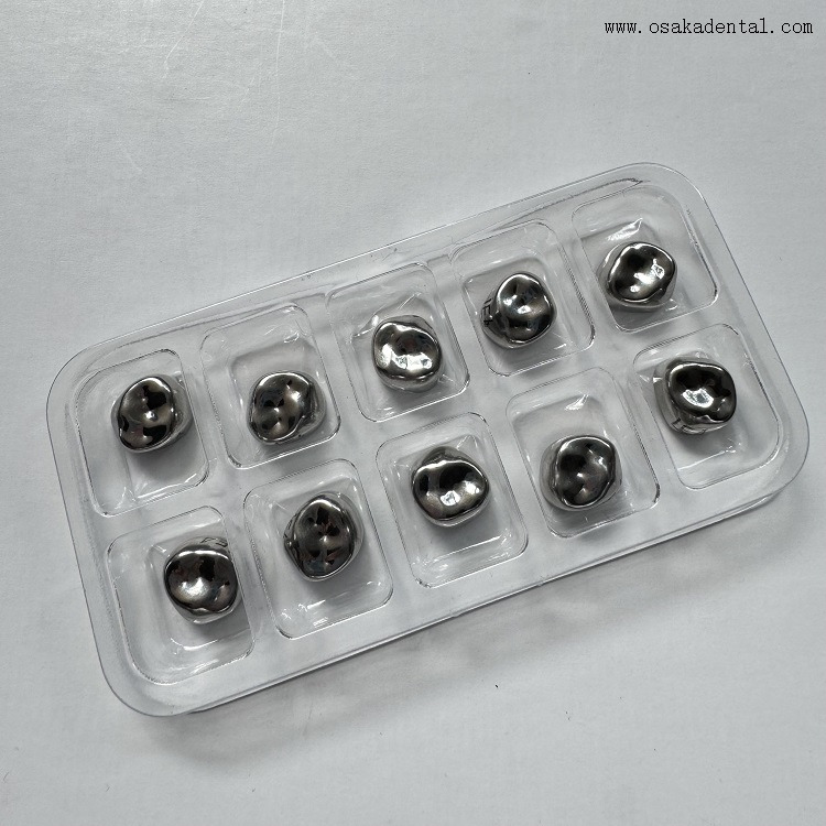 Детская коронка из нержавеющей стали 10шт./упак.