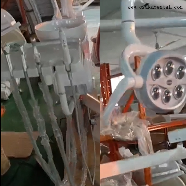 Эргономичное стоматологическое кресло для пациента – мягкая кожа и регулируемое светодиодное освещение для оптимального комфорта