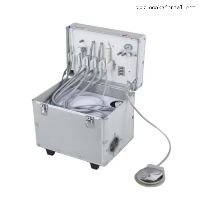 Самая дешевая цена Мобильная клиника Высокоскоростной/Низкоскоростной наконечник Стоматологическая портативная стоматологическая установка