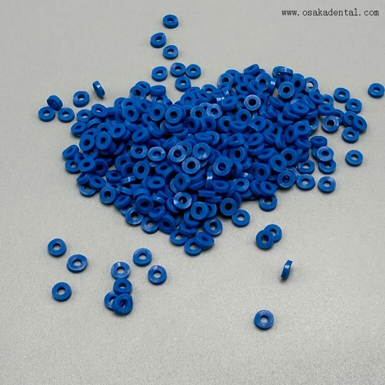 Ортодонтические эластичные разделители зубов задние, синие, большие