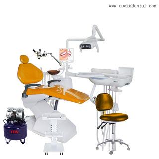 Стоматологическое кресло с воздушным компрессором и стоматологическим микроскопом