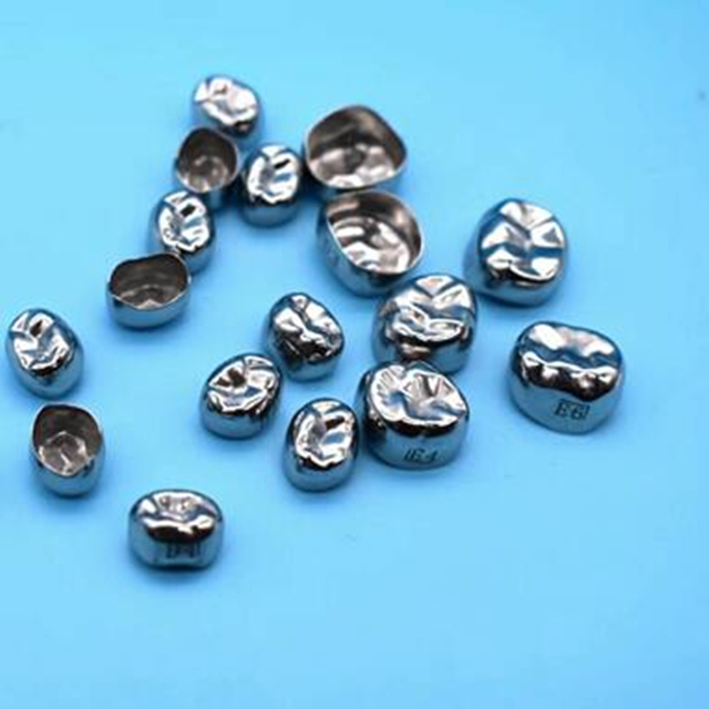 Детские стоматологические ортодонтические аксессуары Kid Metal Crown.