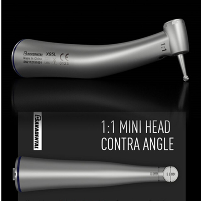 Производитель стоматологических наконечников Mini Head Contra Angle 1:1