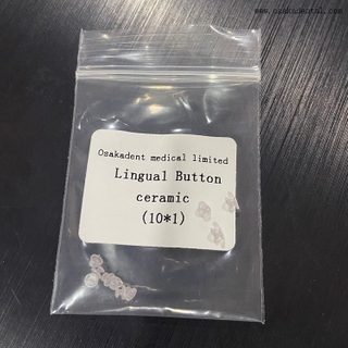 Стоматологическая ортодонтическая лингвальная кнопка керамическая