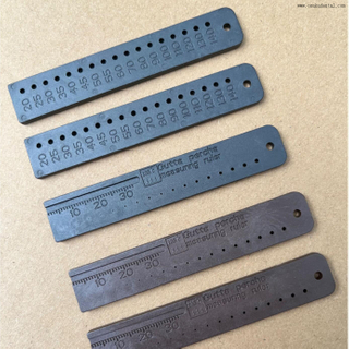 Правило измерения гуттаперчи