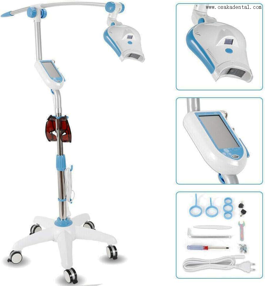 Лампа для отбеливания зубов Mobie с экраном 5 дюймов и колесиком