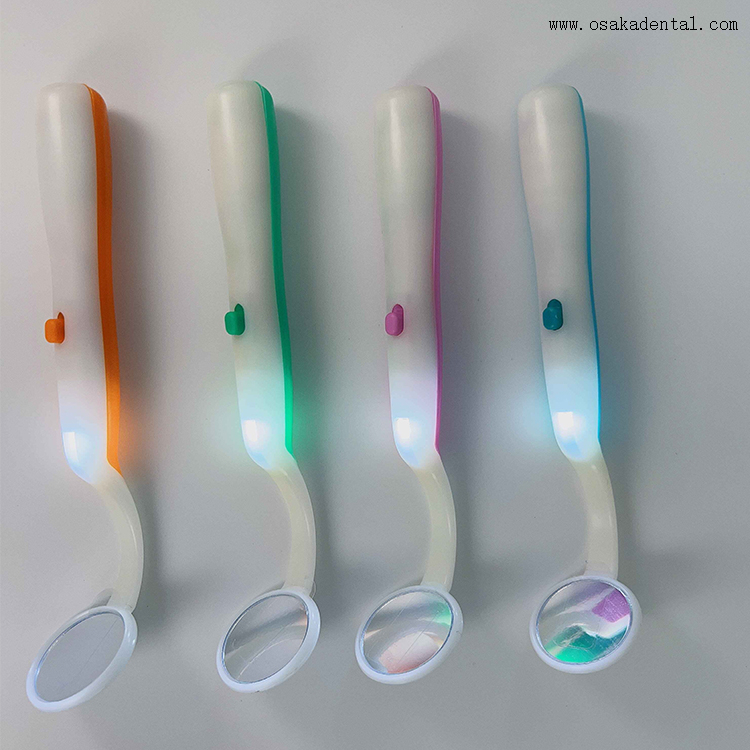 Стоматологическое одноразовое зеркало с подсветкой